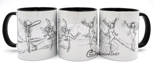 Tasse aus verschiedenen Ansichten